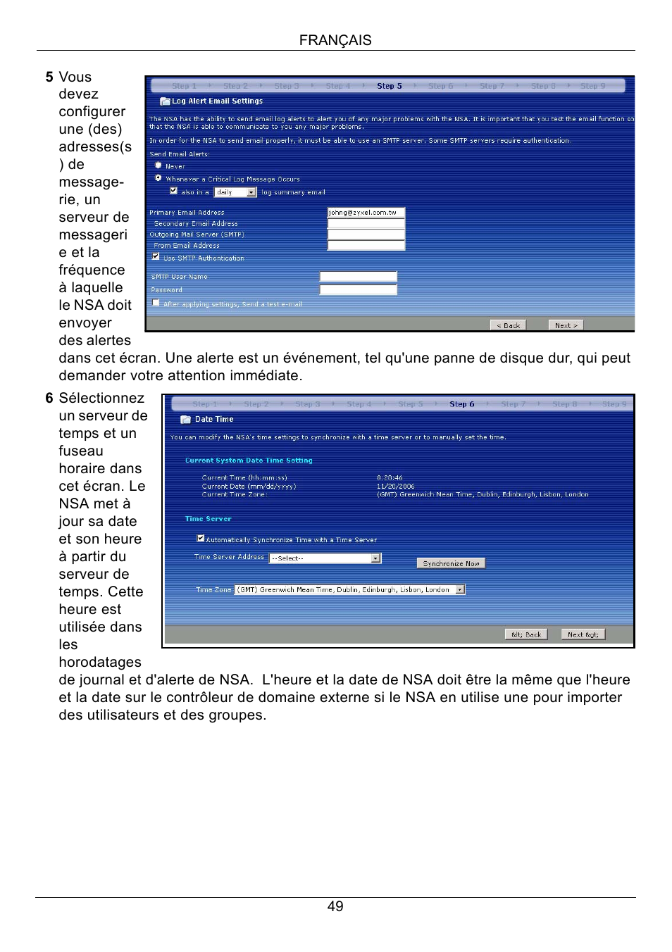 ZyXEL Communications NSA-2400 User Manual | Page 50 / 107