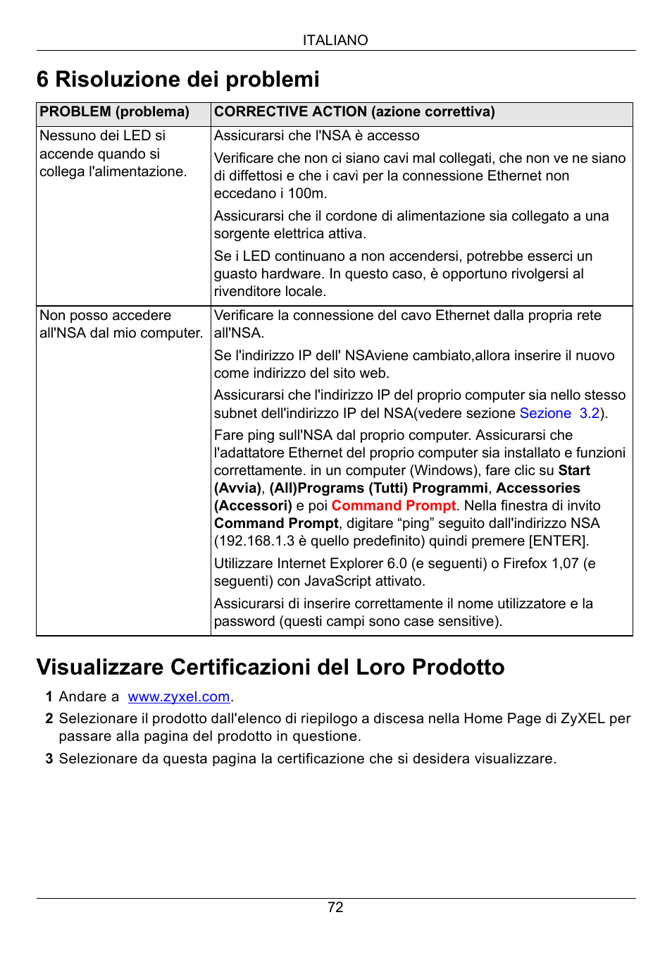 ZyXEL Communications NSA-2400 User Manual | Page 73 / 107