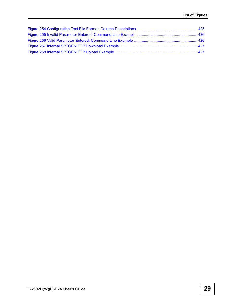 ZyXEL Communications P-2602H User Manual | Page 29 / 465