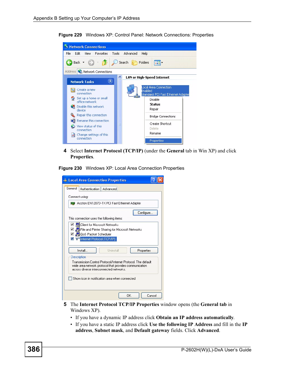ZyXEL Communications P-2602H User Manual | Page 386 / 465