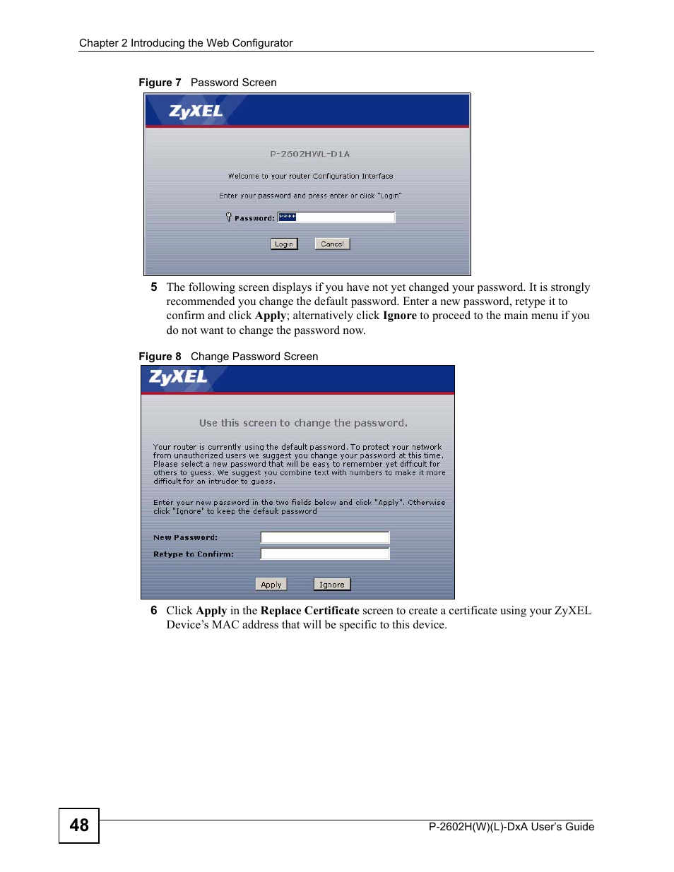 ZyXEL Communications P-2602H User Manual | Page 48 / 465