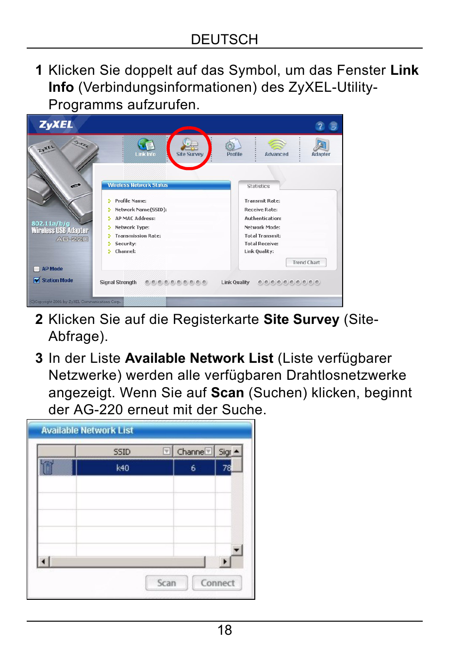 ZyXEL Communications AG-220 User Manual | Page 20 / 82