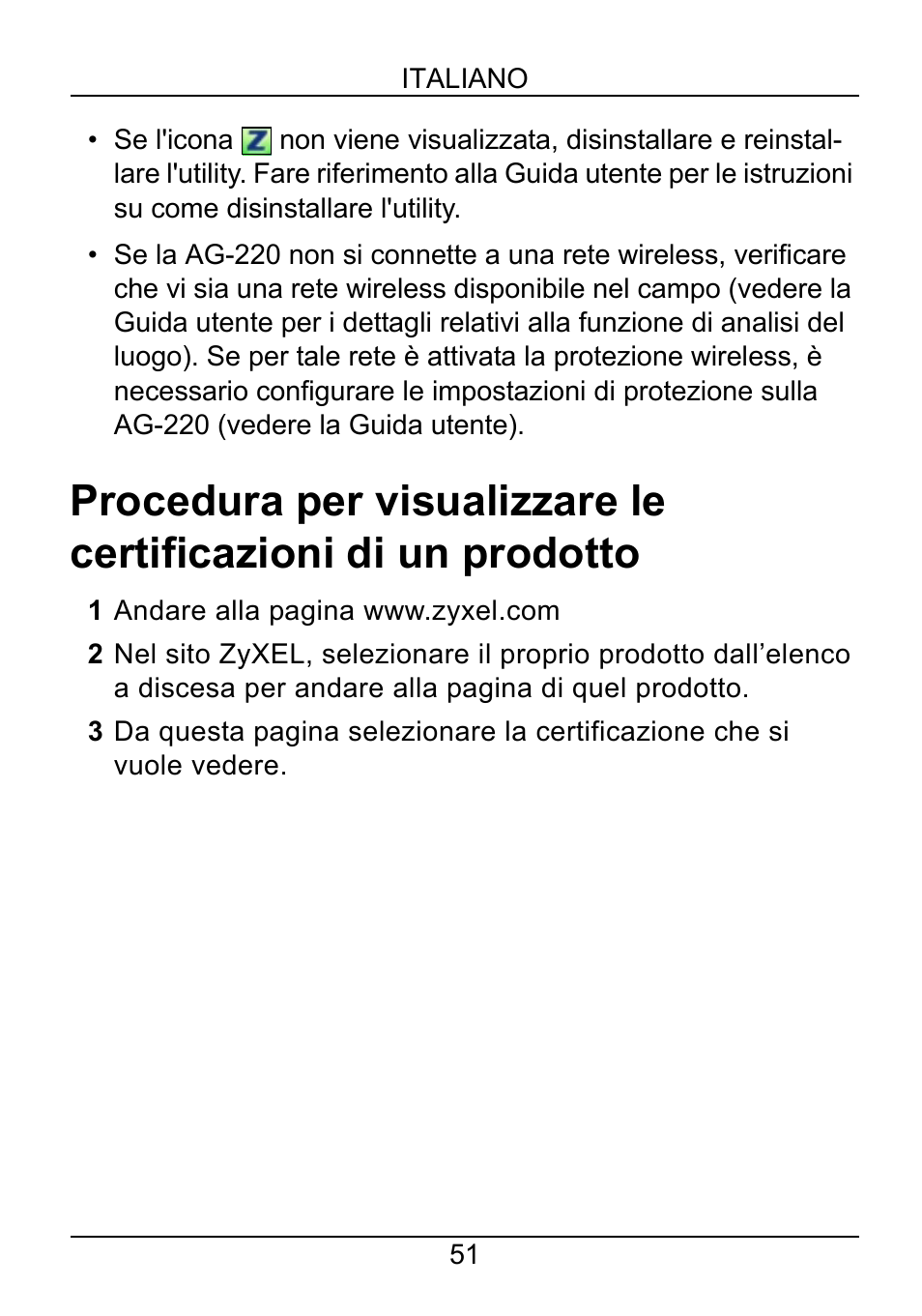 ZyXEL Communications AG-220 User Manual | Page 53 / 82