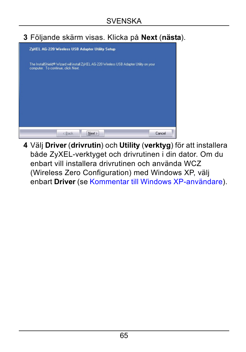 ZyXEL Communications AG-220 User Manual | Page 67 / 82