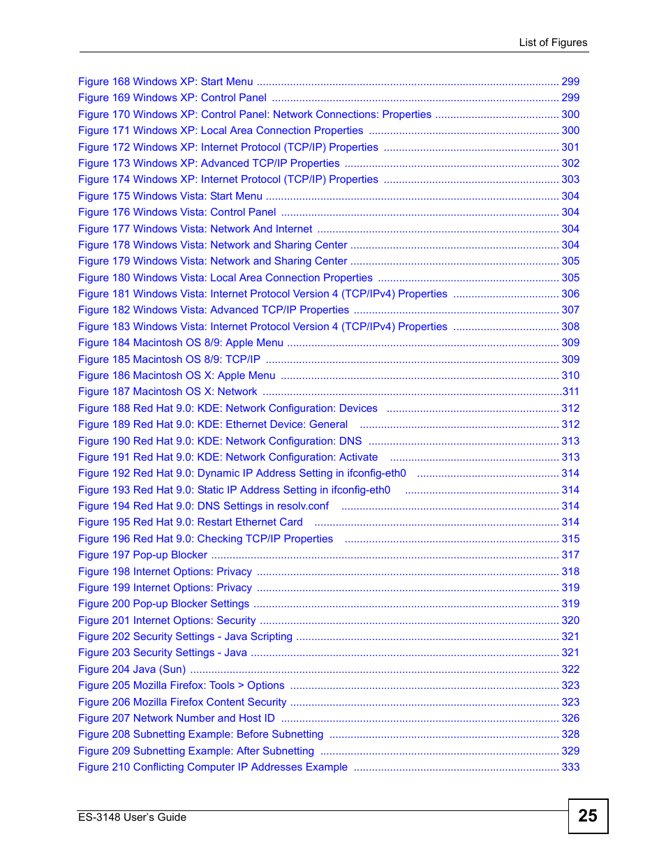 ZyXEL Communications ES-3148 Series User Manual | Page 25 / 362