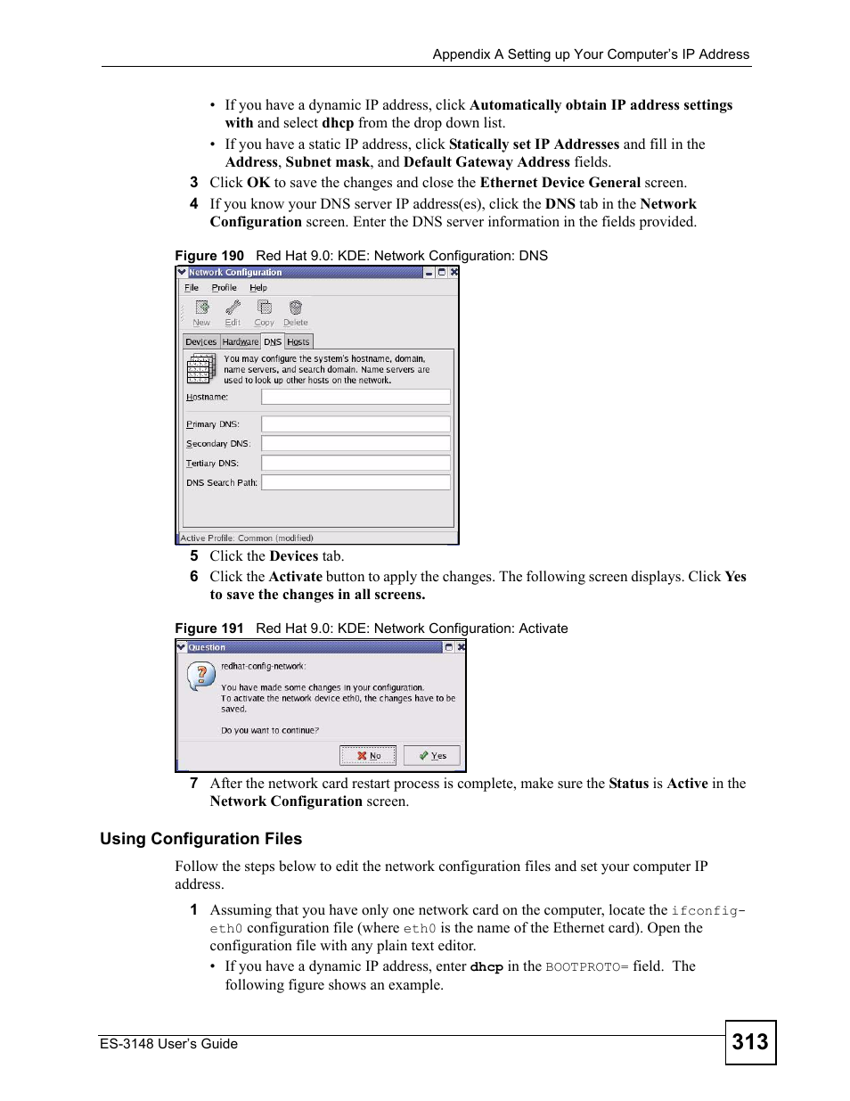 ZyXEL Communications ES-3148 Series User Manual | Page 313 / 362