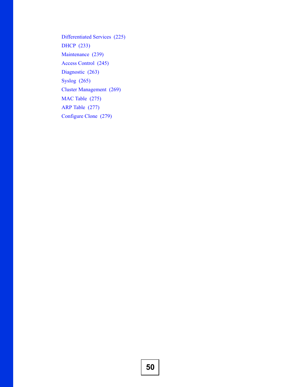 ZyXEL Communications ES-3148 Series User Manual | Page 50 / 362