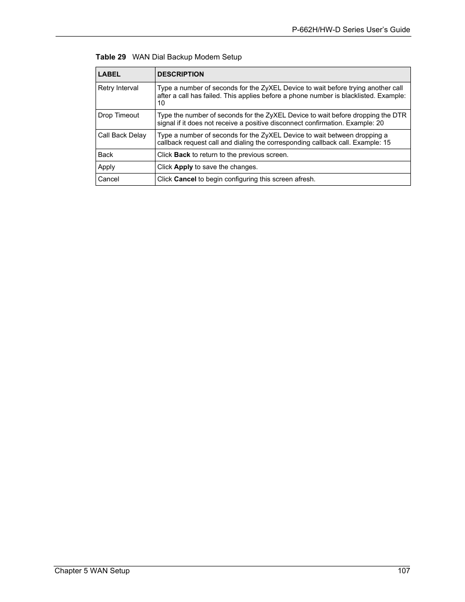 ZyXEL Communications 802.11g ADSL 2+ 4-Port Security Gateway HW-D Series User Manual | Page 107 / 496