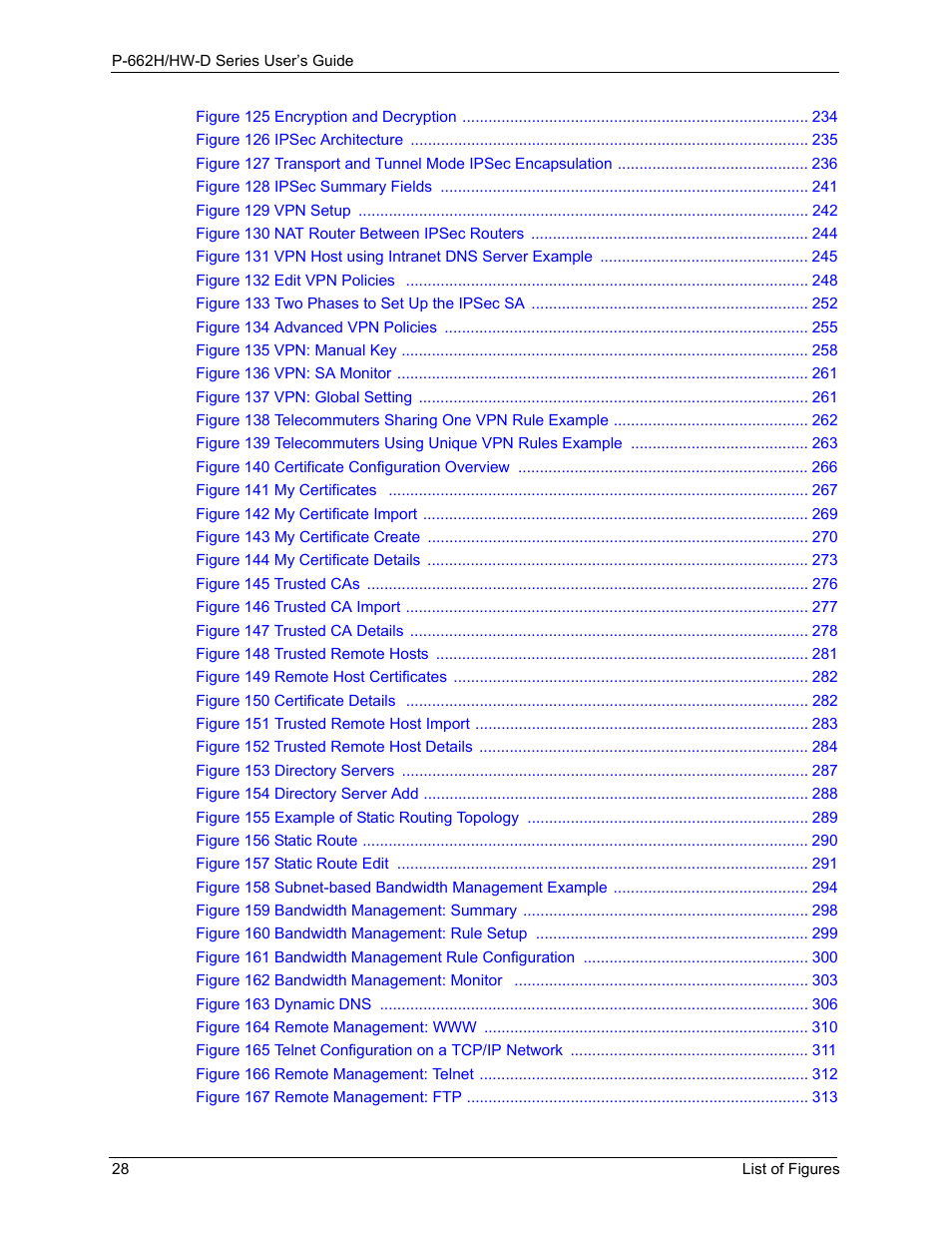 ZyXEL Communications 802.11g ADSL 2+ 4-Port Security Gateway HW-D Series User Manual | Page 28 / 496