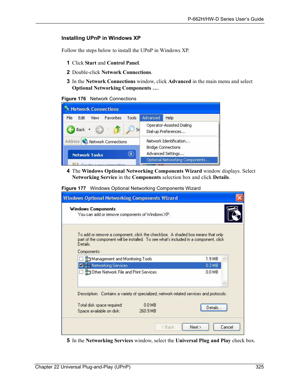 ZyXEL Communications 802.11g ADSL 2+ 4-Port Security Gateway HW-D Series User Manual | Page 325 / 496
