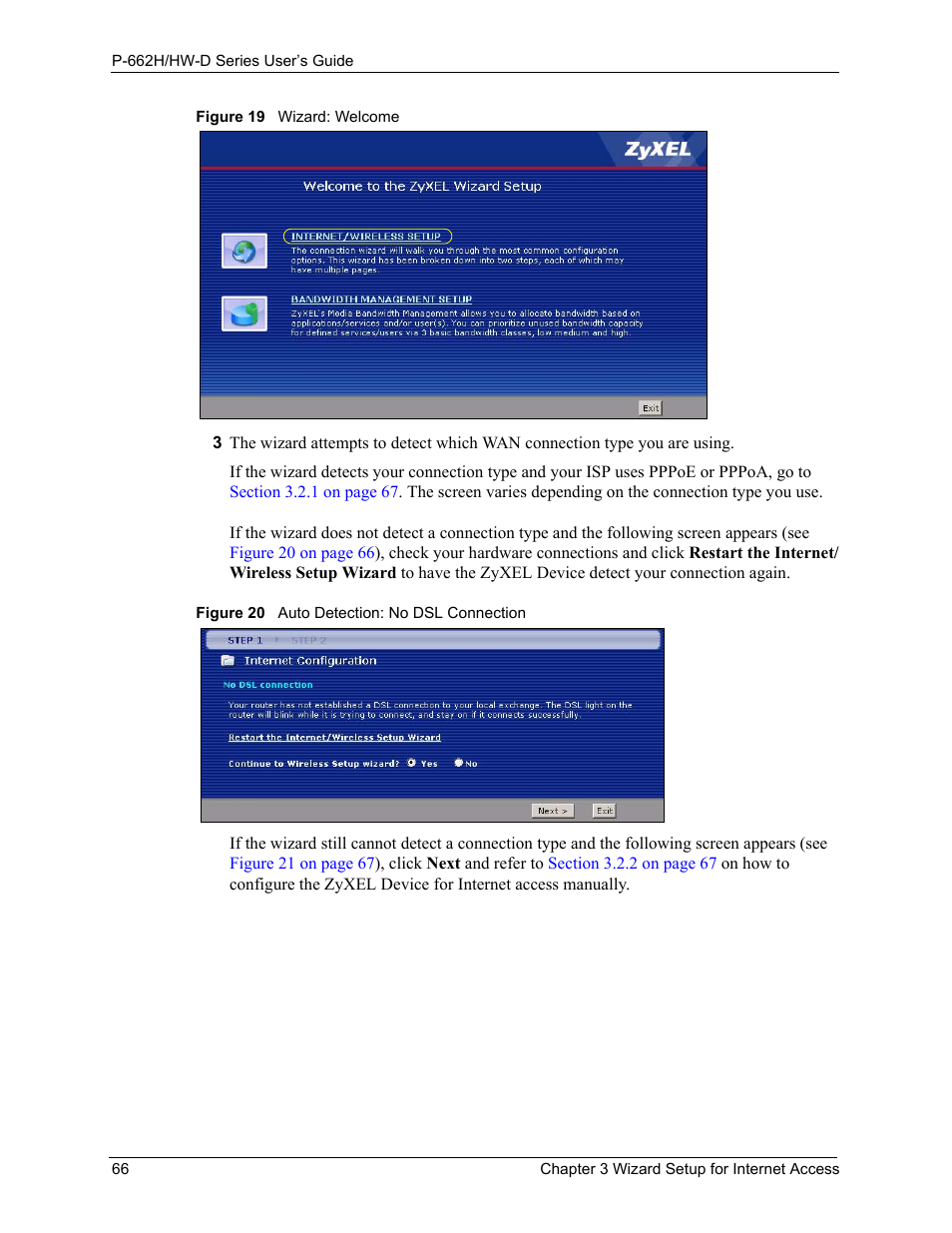ZyXEL Communications 802.11g ADSL 2+ 4-Port Security Gateway HW-D Series User Manual | Page 66 / 496