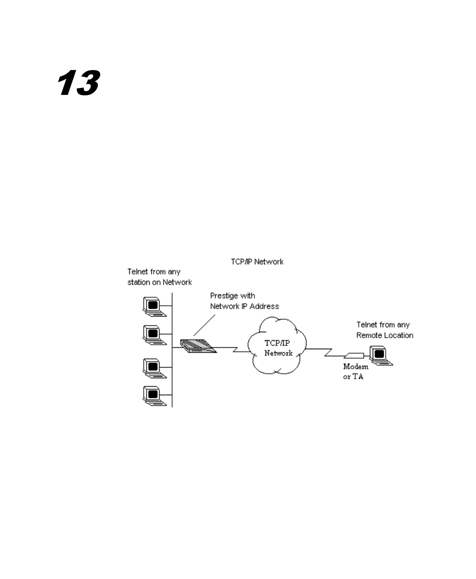 Telnet configuration and capabilities | ZyXEL Communications 2864I User Manual | Page 128 / 156
