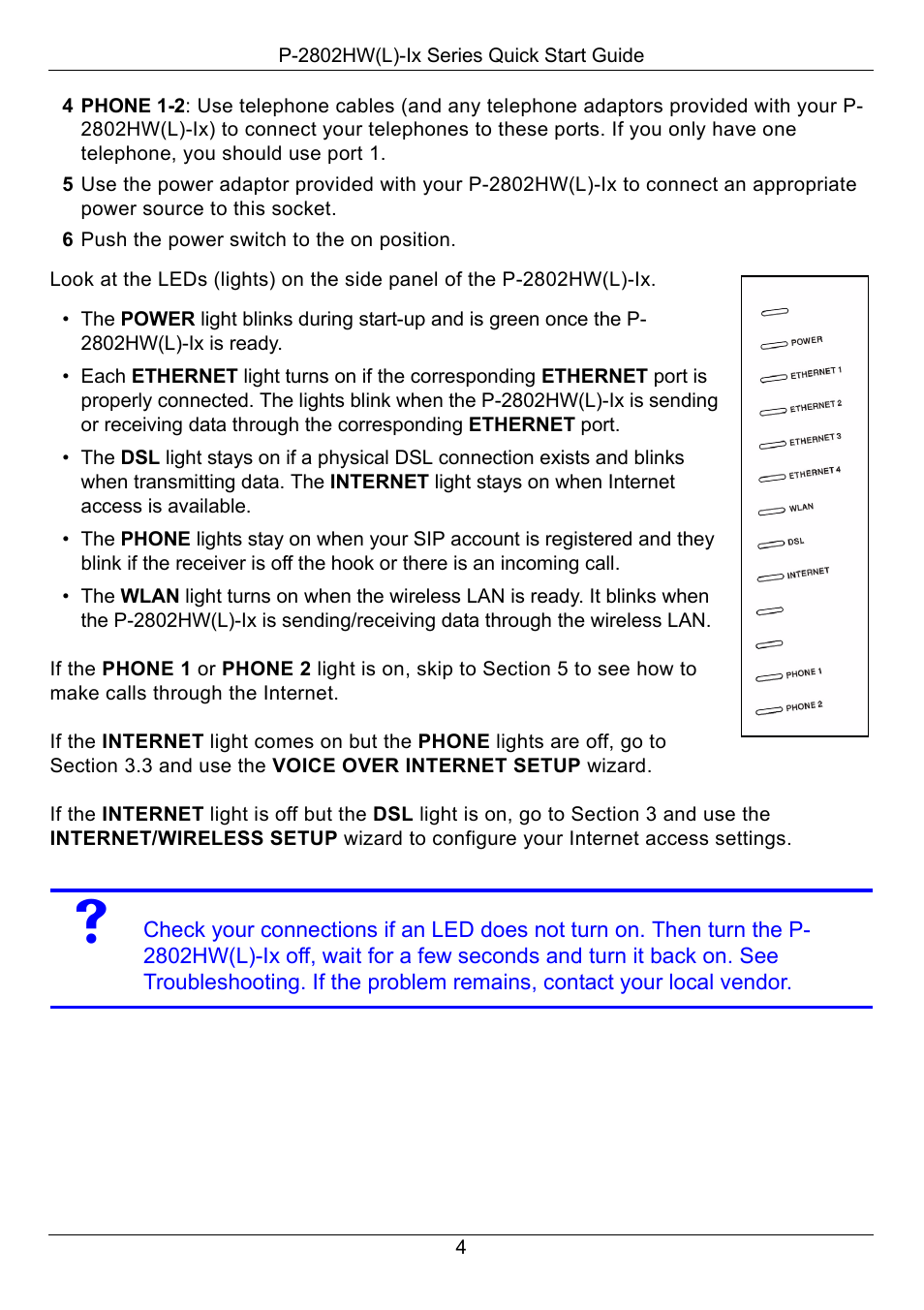 ZyXEL Communications P-2802HW(L)-IX User Manual | Page 5 / 15