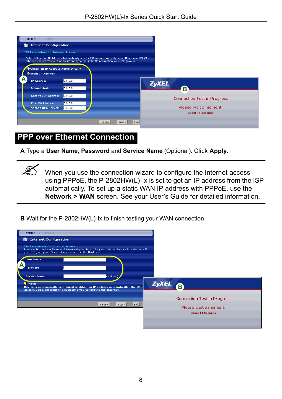 ZyXEL Communications P-2802HW(L)-IX User Manual | Page 9 / 15