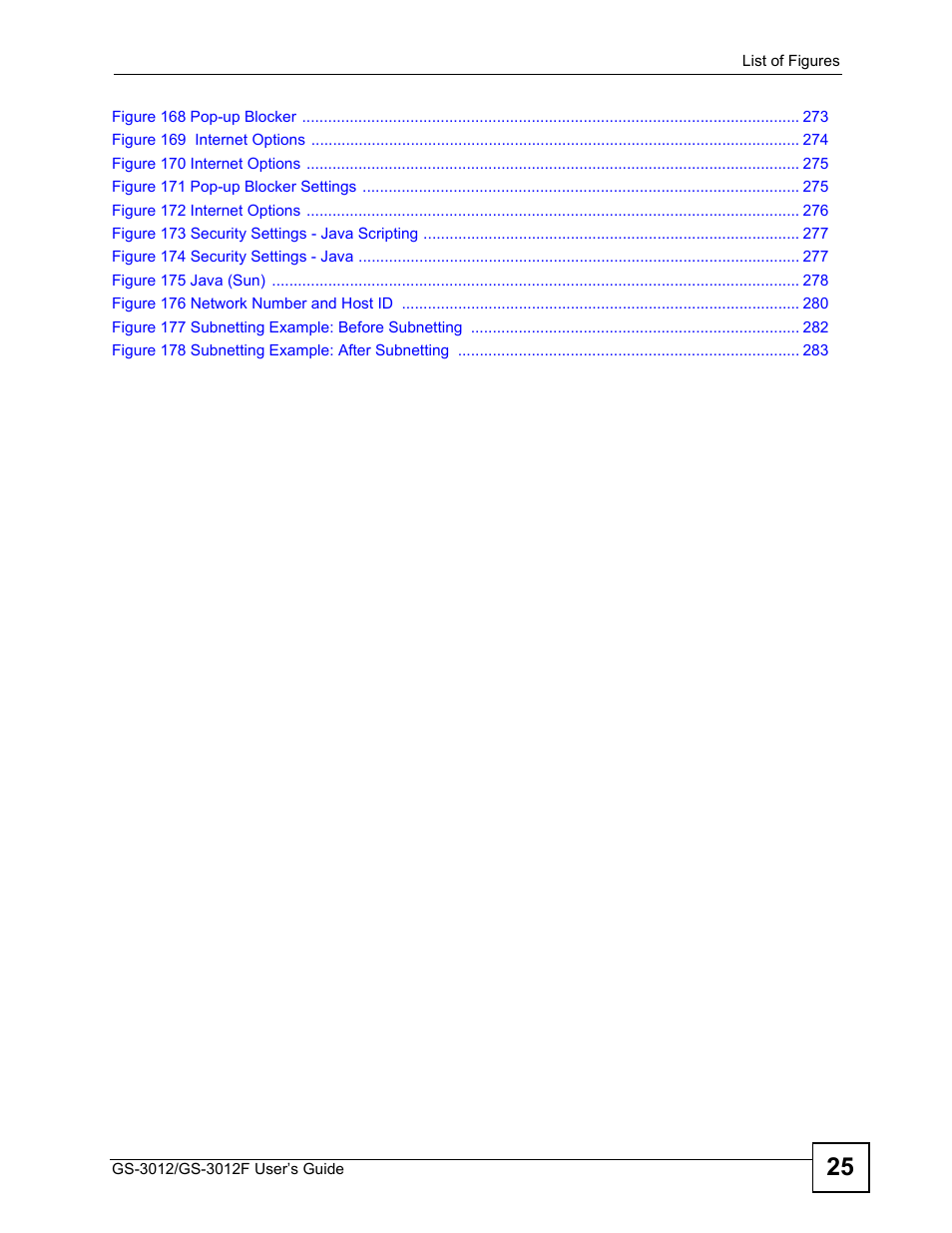 ZyXEL Communications GS-3012F Series User Manual | Page 25 / 300