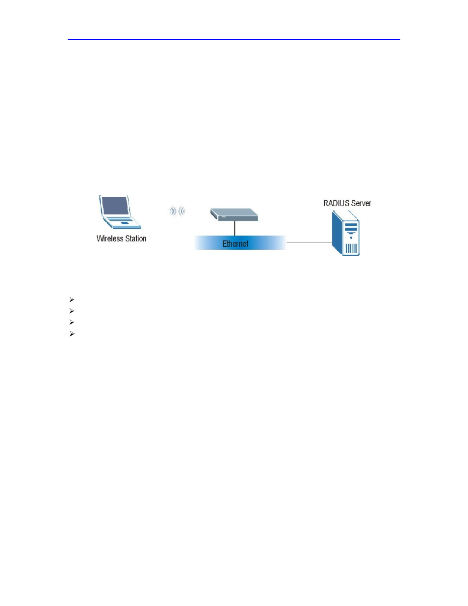 18 configuring radius | ZyXEL Communications Parental Control Gateway HS100/HS100W User Manual | Page 114 / 357