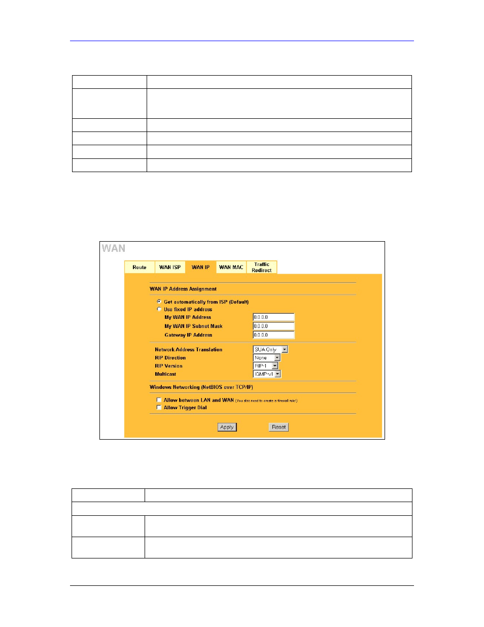 5 configuring wan ip | ZyXEL Communications Parental Control Gateway HS100/HS100W User Manual | Page 123 / 357