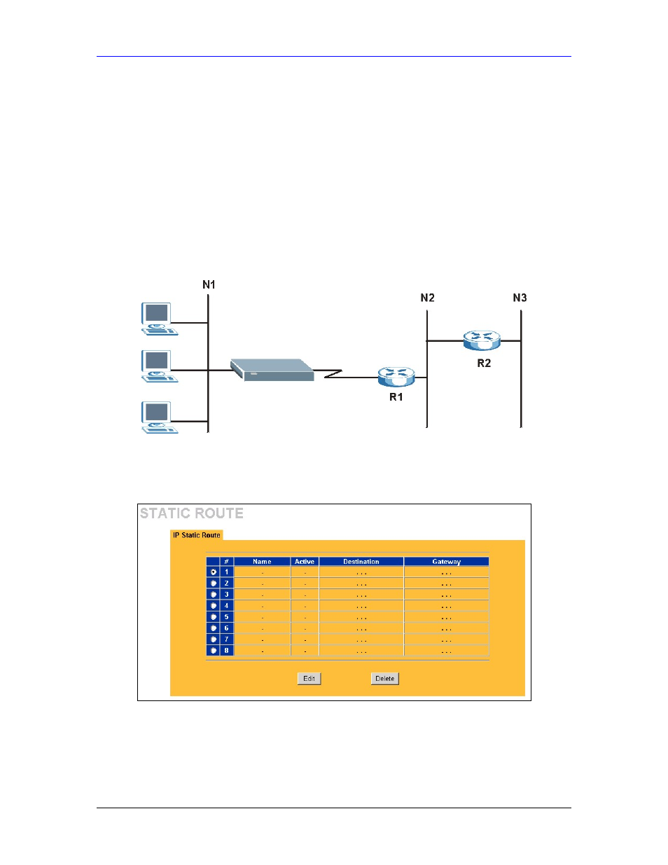 Chapter 10 - static route screens, Chapter 10 static route screens | ZyXEL Communications Parental Control Gateway HS100/HS100W User Manual | Page 143 / 357