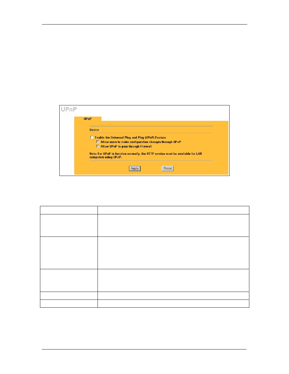 3 configuring upnp, 4 installing upnp in windows example | ZyXEL Communications Parental Control Gateway HS100/HS100W User Manual | Page 148 / 357