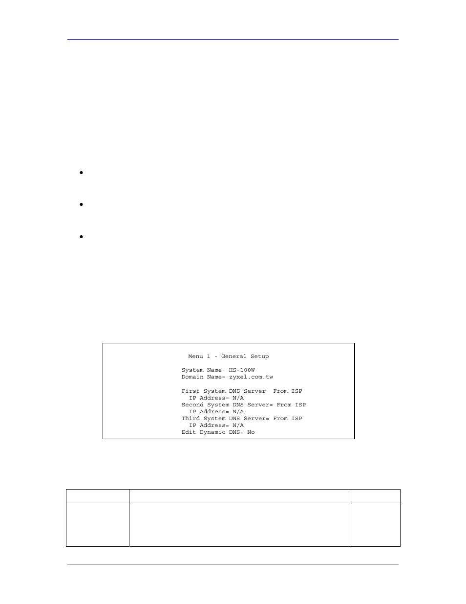 Chapter 18 - menu 1 general setup, Chapter 18 menu 1 general setup, 1 general setup | 2 procedure to configure menu 1 | ZyXEL Communications Parental Control Gateway HS100/HS100W User Manual | Page 216 / 357