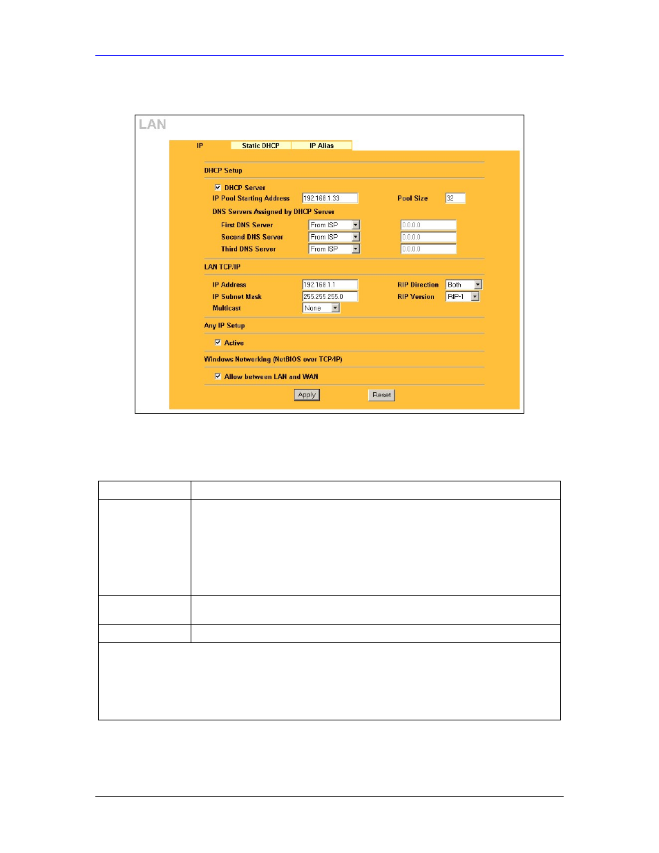 5 configuring ip | ZyXEL Communications Parental Control Gateway HS100/HS100W User Manual | Page 81 / 357