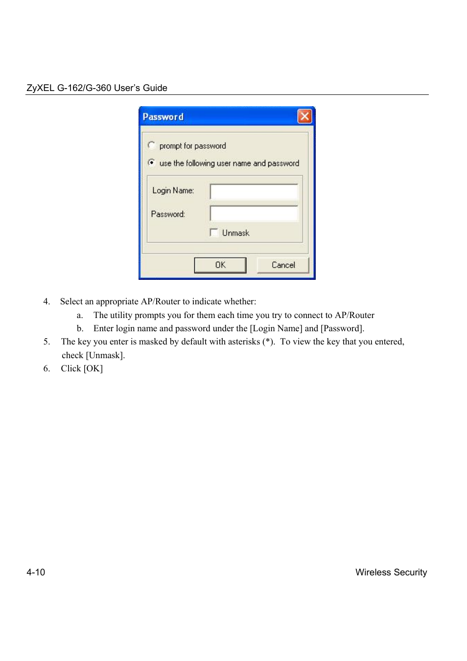 ZyXEL Communications G-360 User Manual | Page 48 / 72