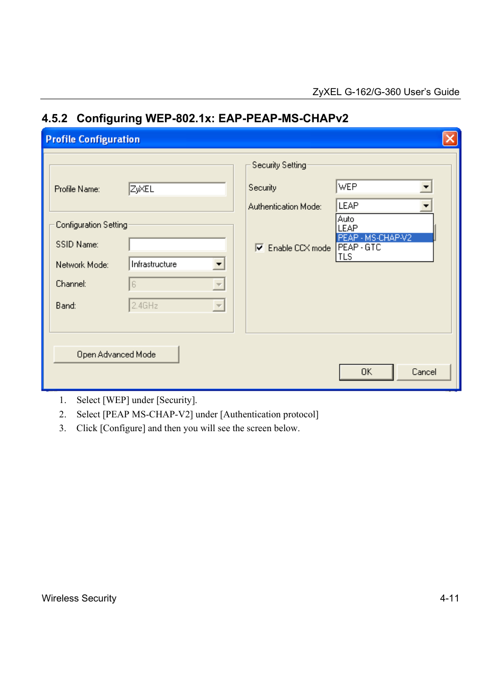 ZyXEL Communications G-360 User Manual | Page 49 / 72