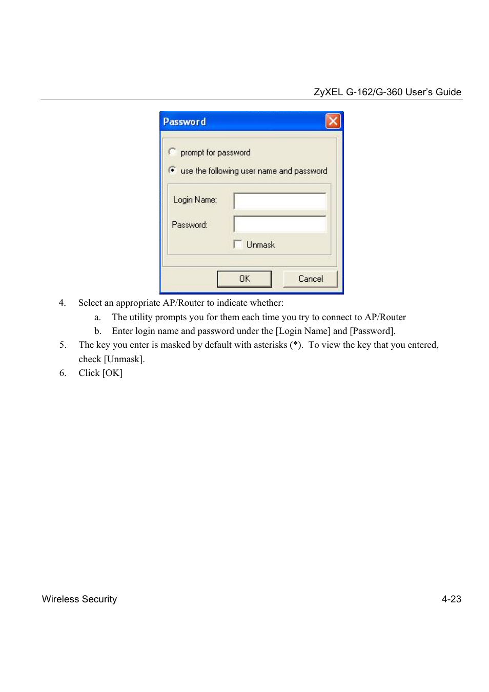 ZyXEL Communications G-360 User Manual | Page 61 / 72