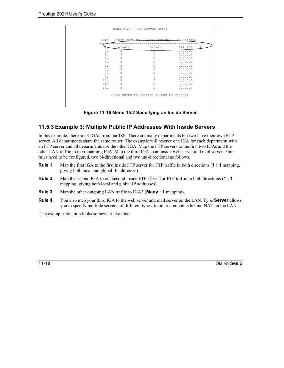 ZyXEL Communications 202H User Manual | Page 124 / 309