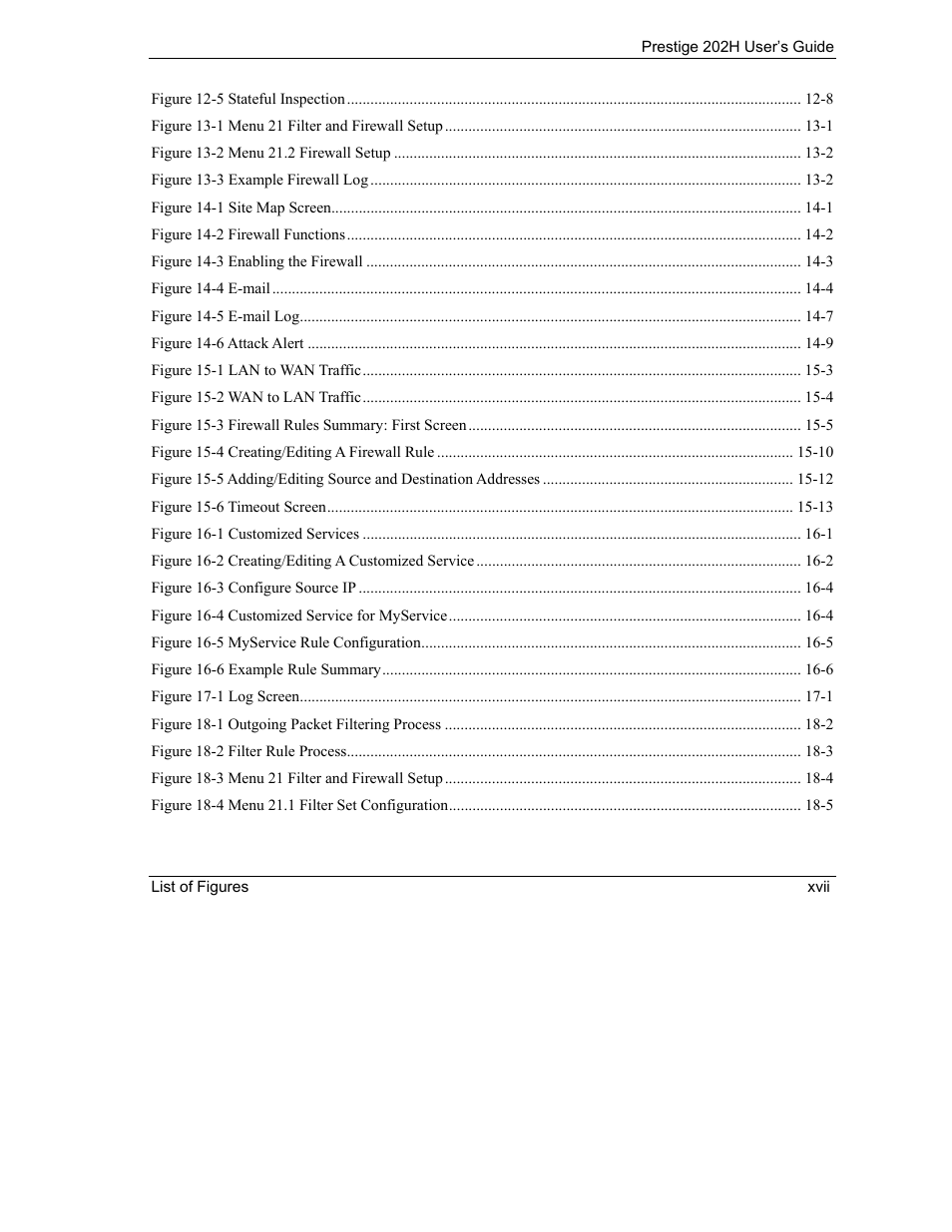 ZyXEL Communications 202H User Manual | Page 17 / 309