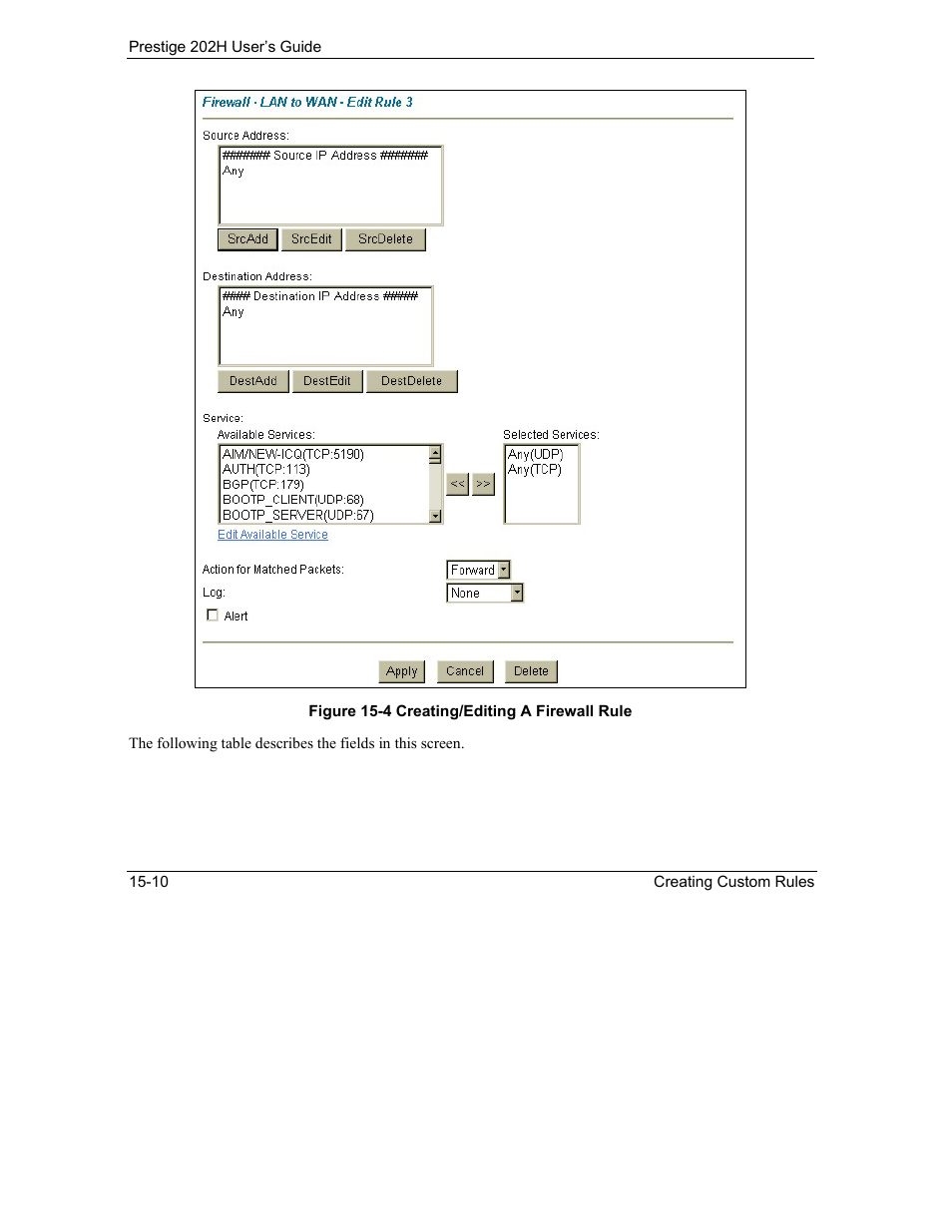 ZyXEL Communications 202H User Manual | Page 170 / 309