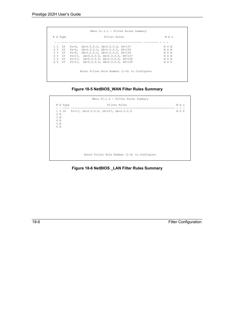 ZyXEL Communications 202H User Manual | Page 190 / 309