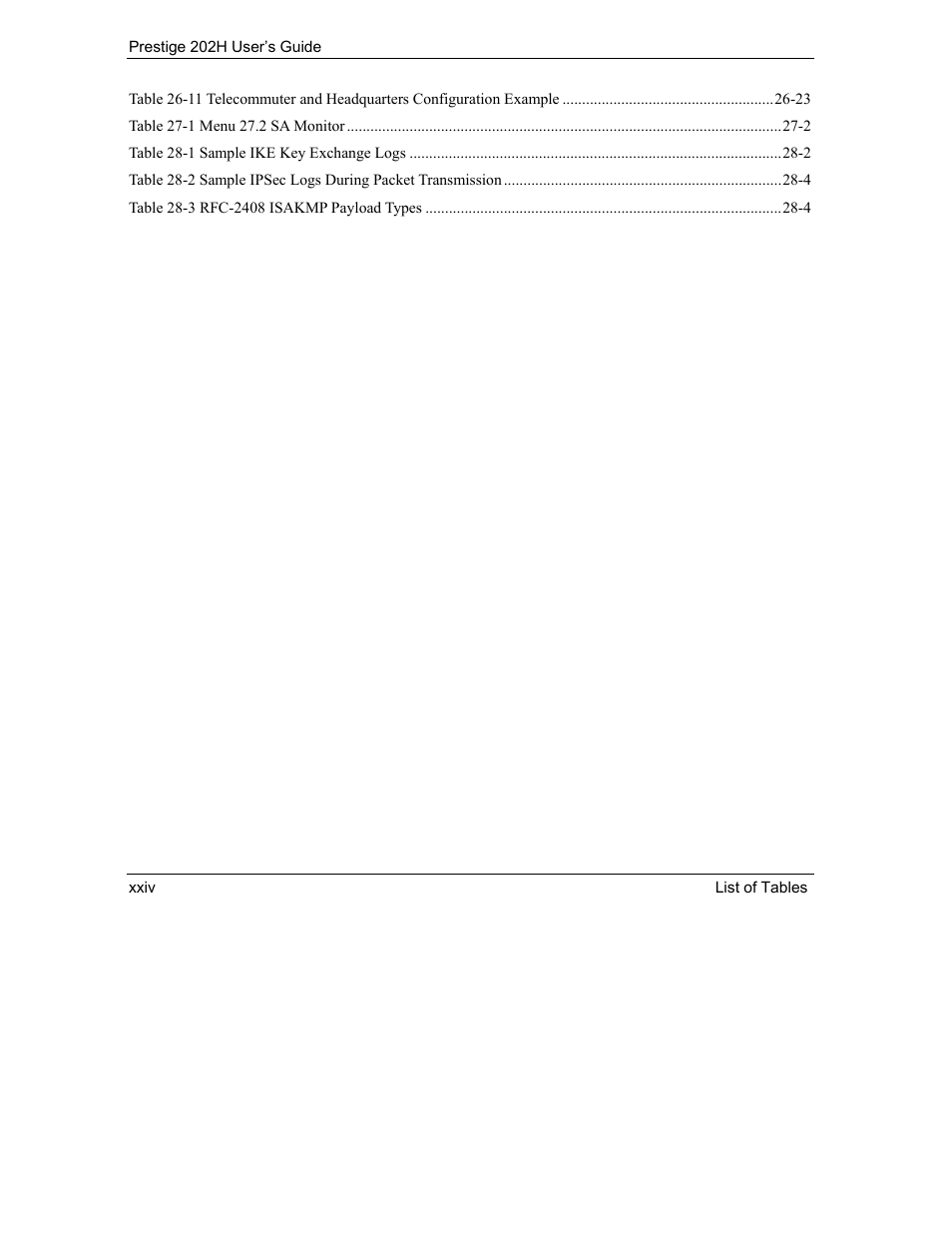 ZyXEL Communications 202H User Manual | Page 24 / 309