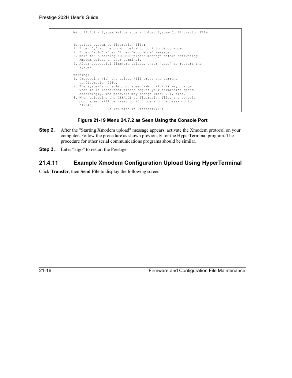 ZyXEL Communications 202H User Manual | Page 240 / 309