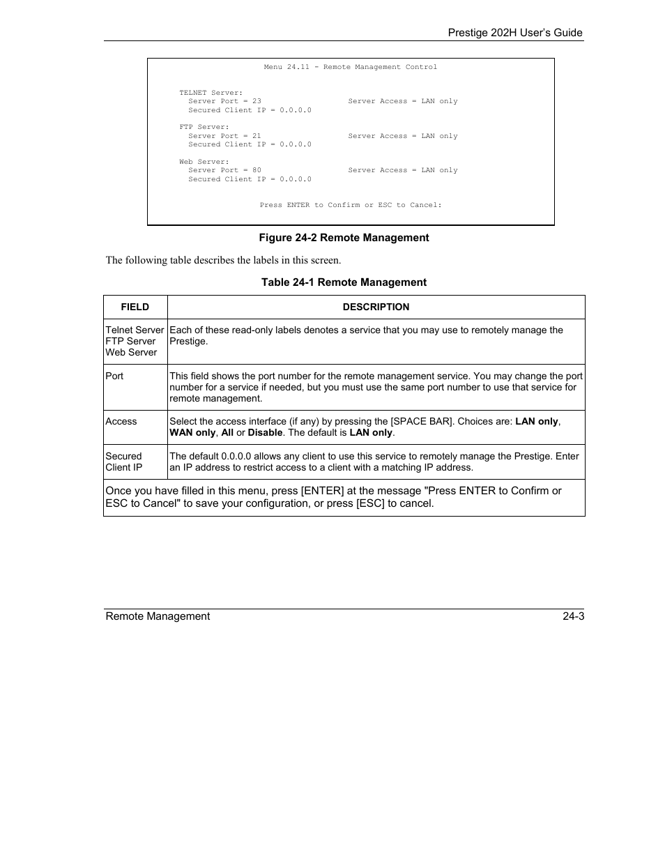 ZyXEL Communications 202H User Manual | Page 257 / 309
