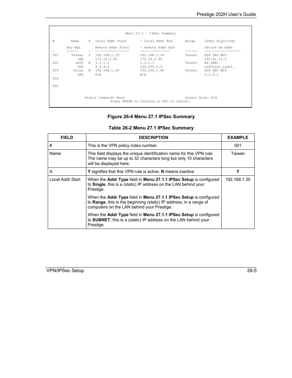 ZyXEL Communications 202H User Manual | Page 269 / 309