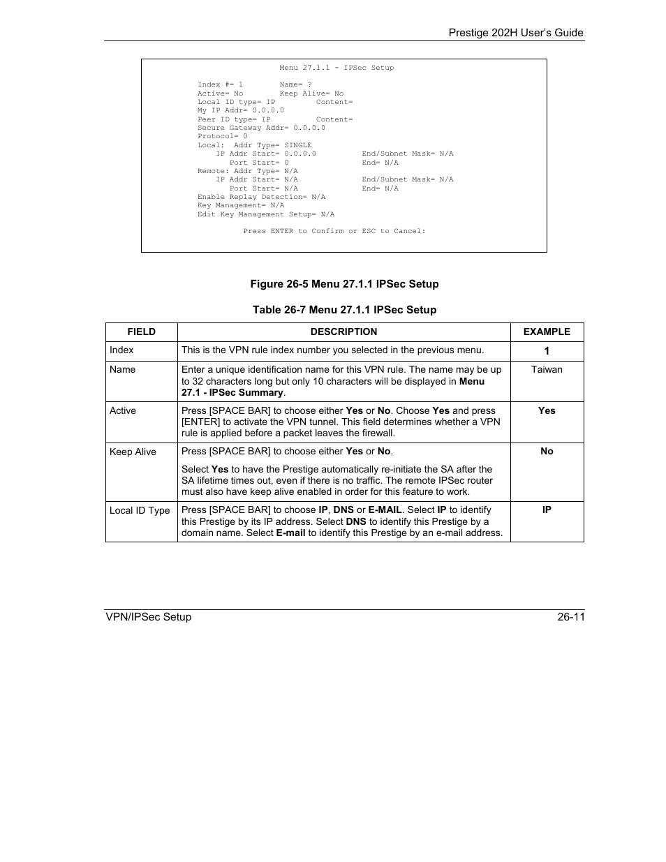 ZyXEL Communications 202H User Manual | Page 275 / 309