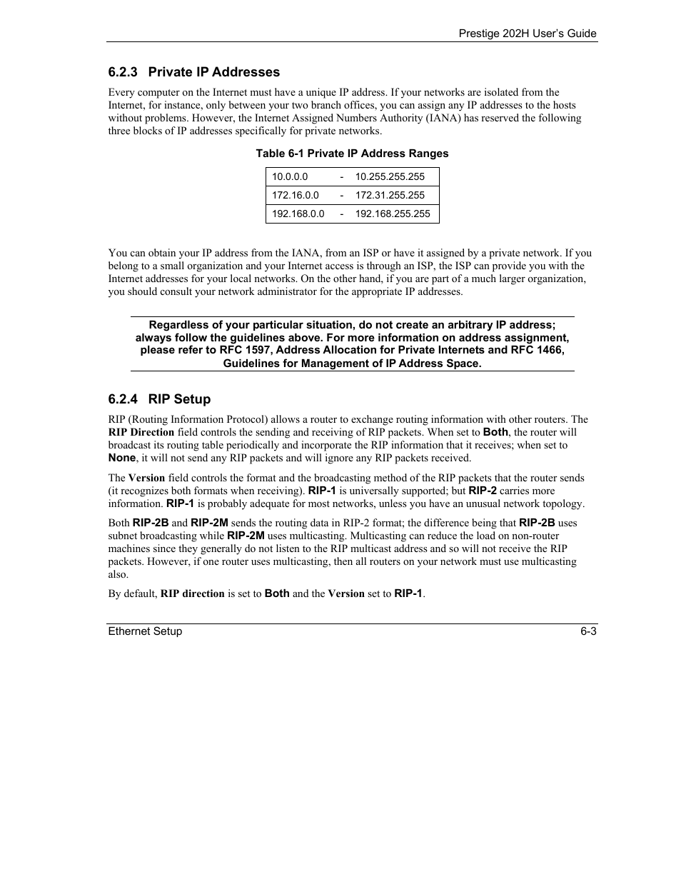 ZyXEL Communications 202H User Manual | Page 63 / 309