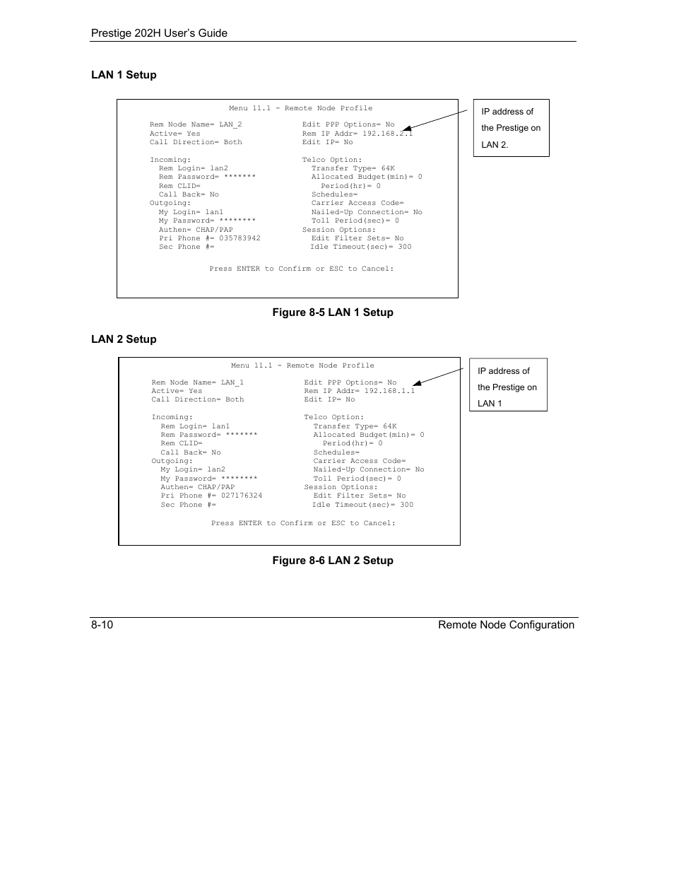 ZyXEL Communications 202H User Manual | Page 82 / 309