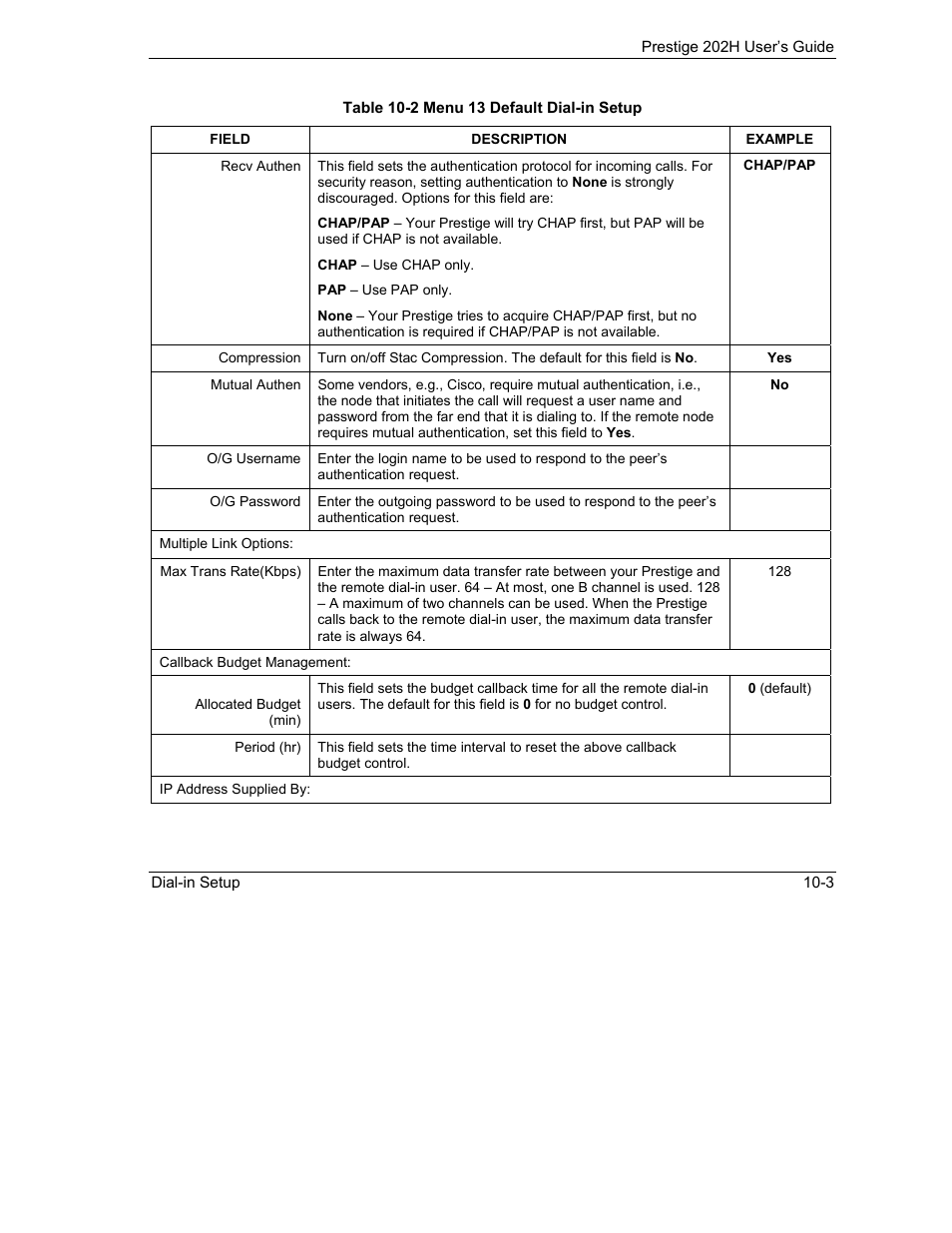 ZyXEL Communications 202H User Manual | Page 95 / 309