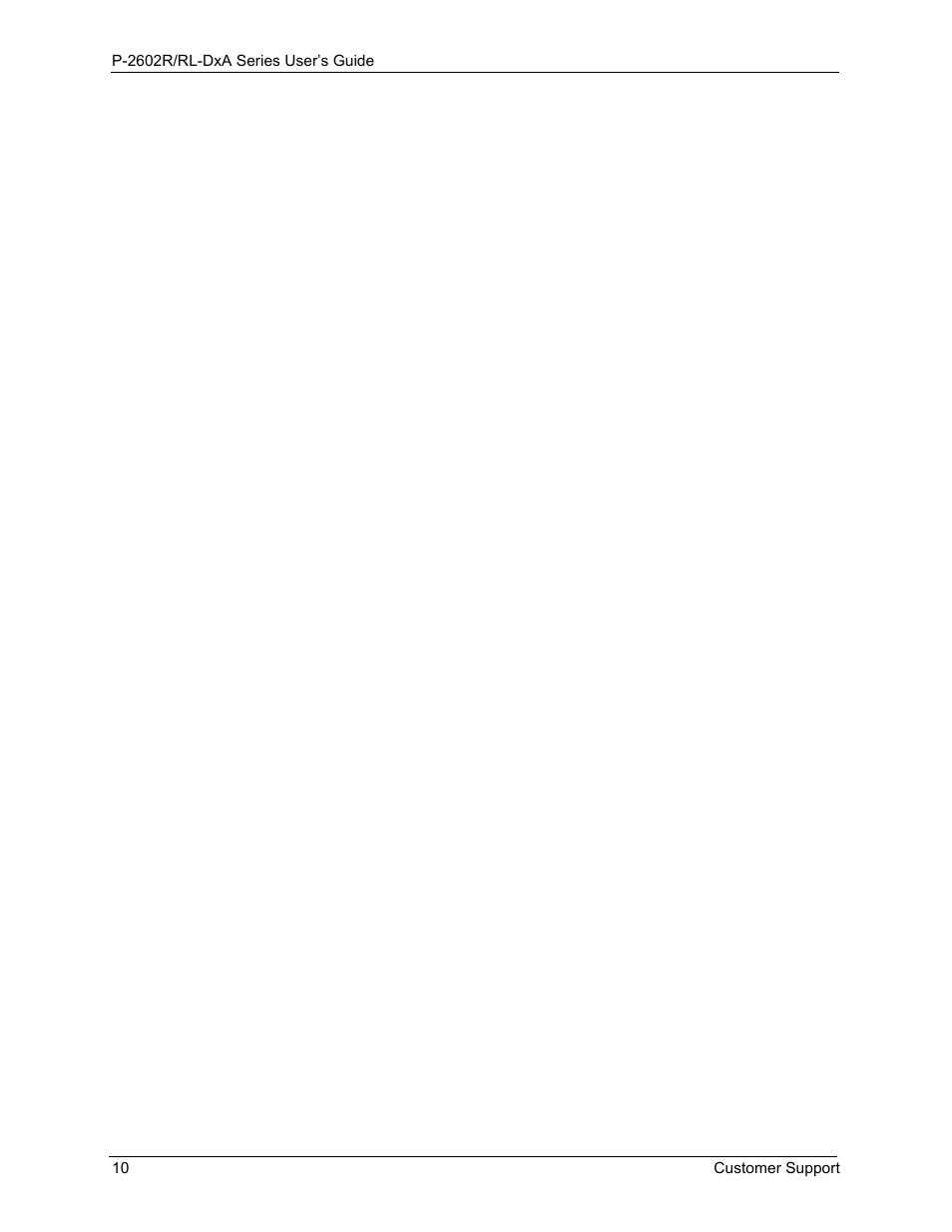 ZyXEL Communications P-2602R-DxA Series User Manual | Page 10 / 348
