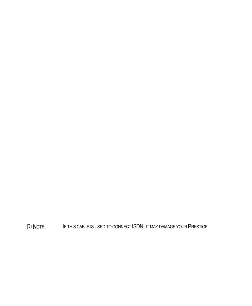 Connecting an ethernet cable to your prestige | ZyXEL Communications PRESTIGE 128 User Manual | Page 36 / 161