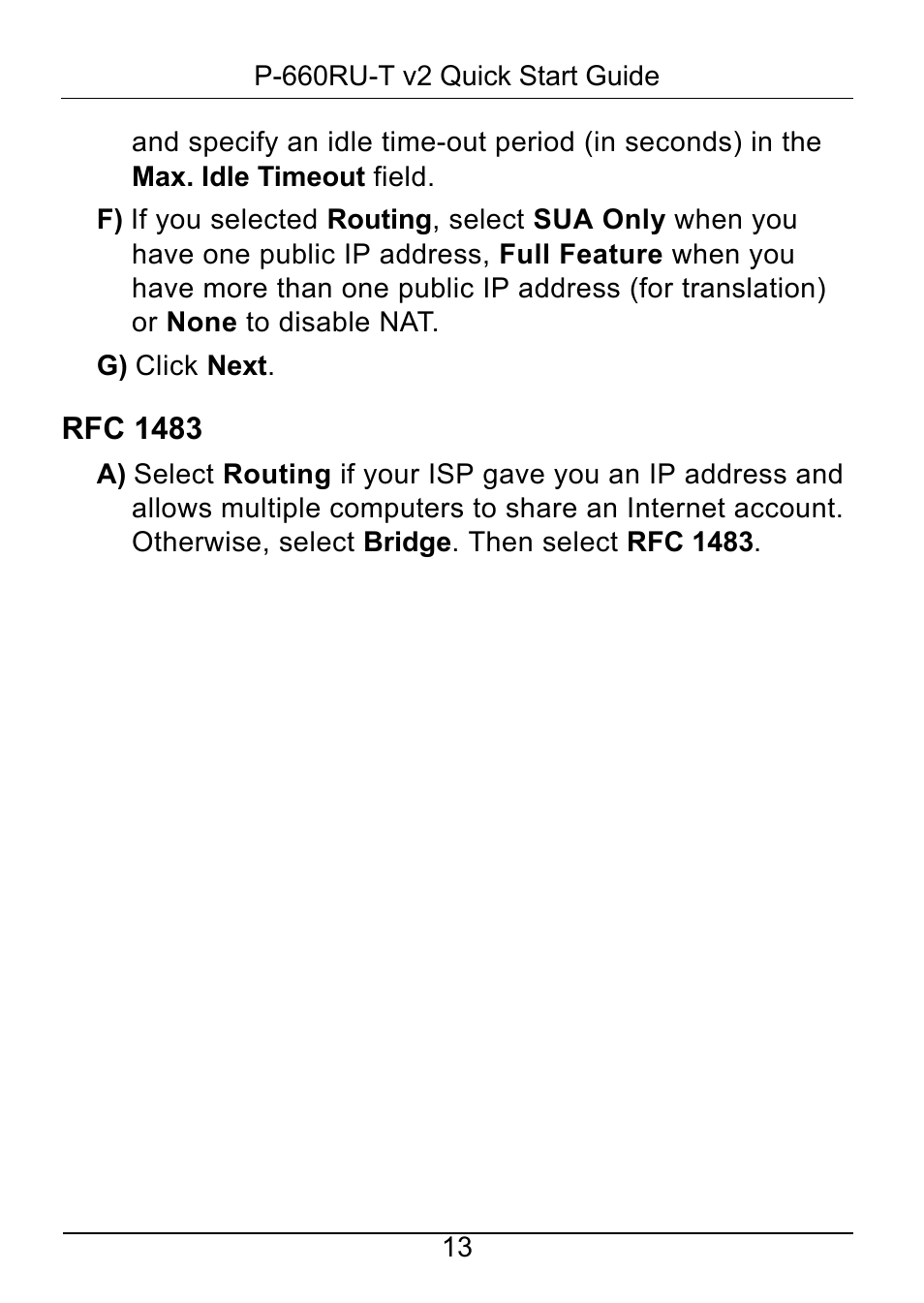ZyXEL Communications P-660RU-T V2 User Manual | Page 14 / 25