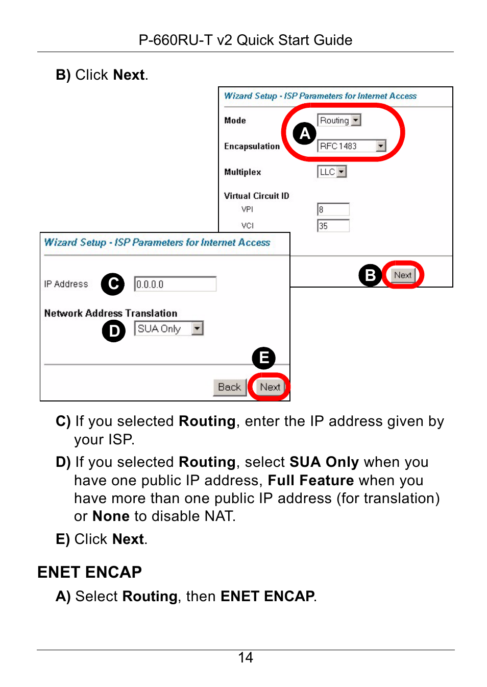 ZyXEL Communications P-660RU-T V2 User Manual | Page 15 / 25
