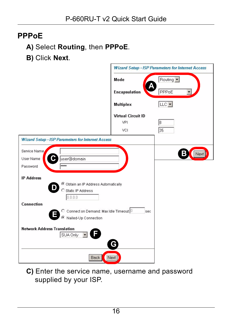 ZyXEL Communications P-660RU-T V2 User Manual | Page 17 / 25