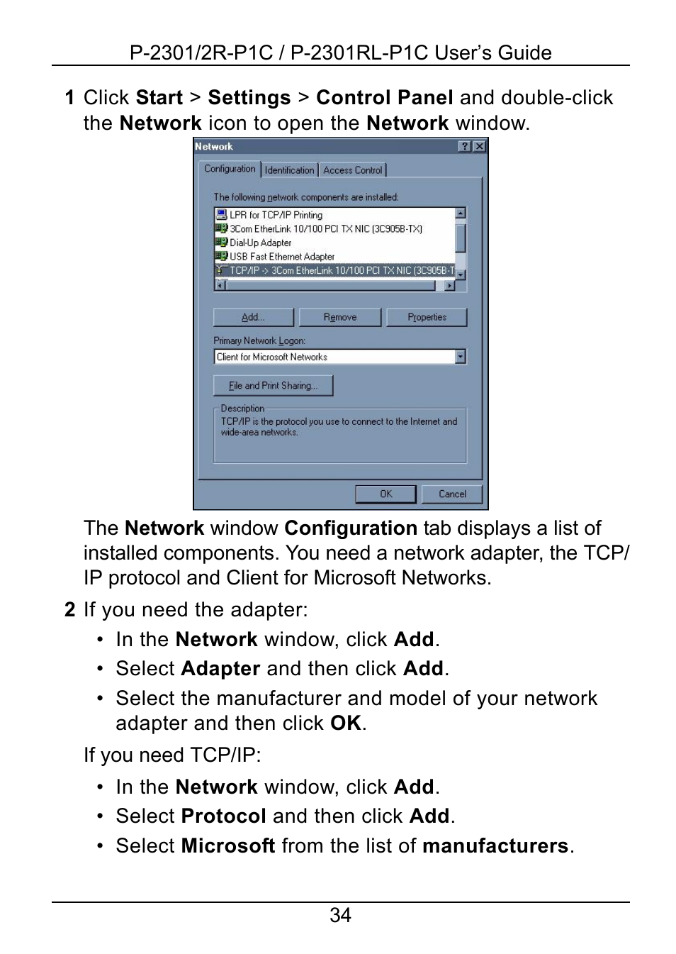 ZyXEL Communications 2R-P1C User Manual | Page 34 / 53