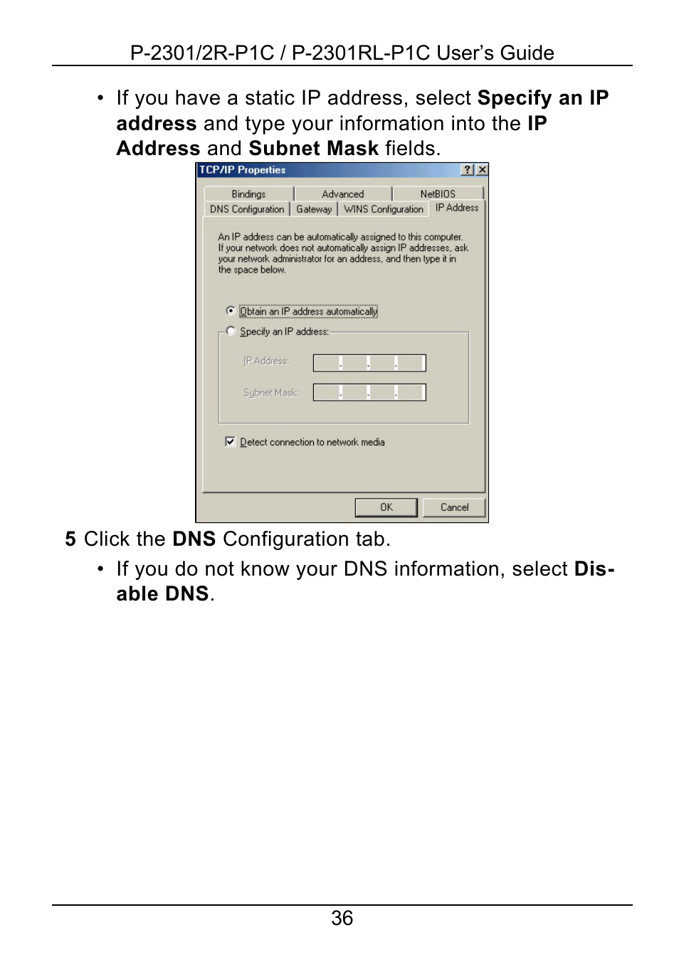 ZyXEL Communications 2R-P1C User Manual | Page 36 / 53