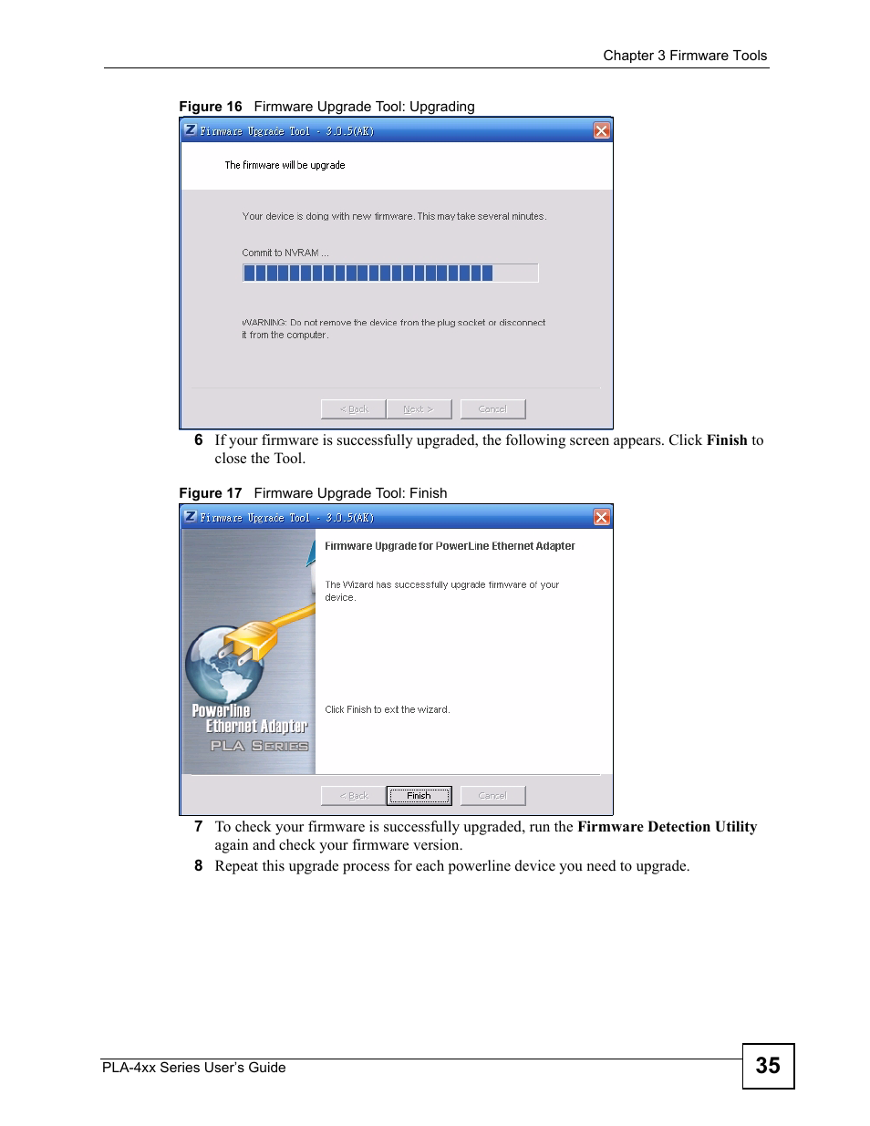 ZyXEL Communications PLA470 V2 User Manual | Page 35 / 92