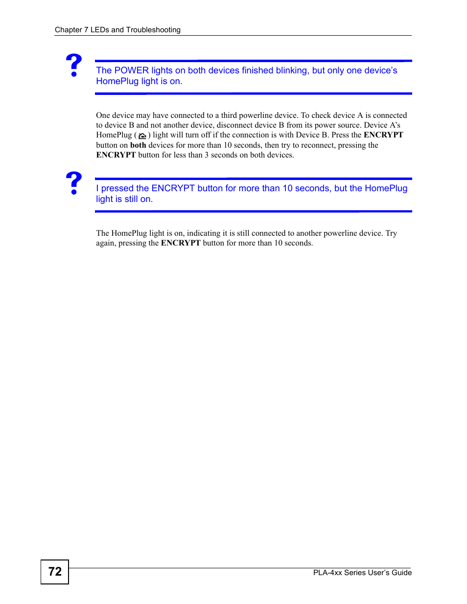 ZyXEL Communications PLA470 V2 User Manual | Page 72 / 92