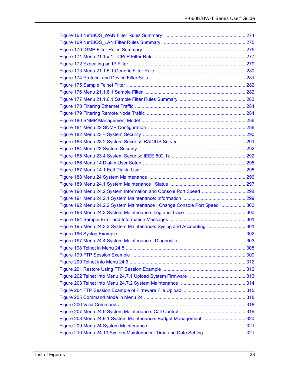 ZyXEL Communications P-660H-T Series User Manual | Page 29 / 466